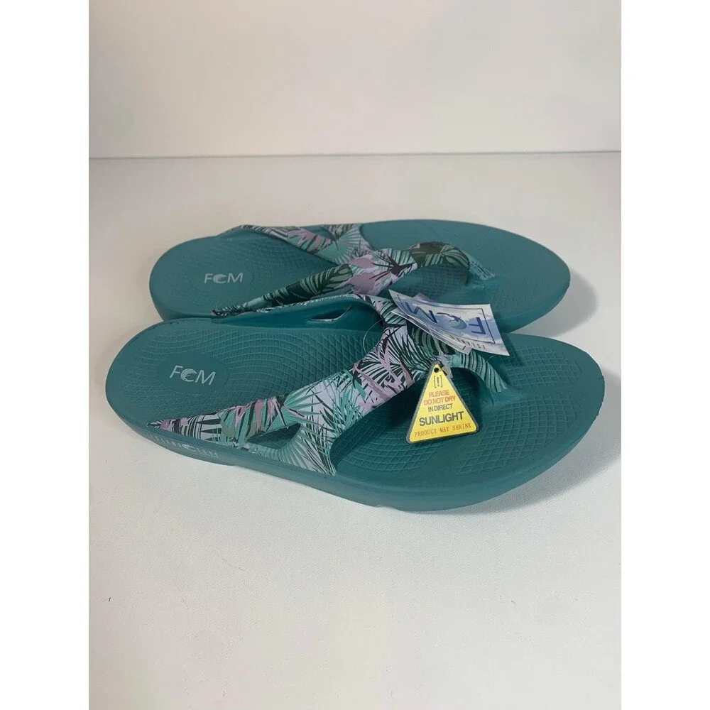 Island Surf FCM Wave II Recovery Flip Flop Sandal Womens Size M7-W9